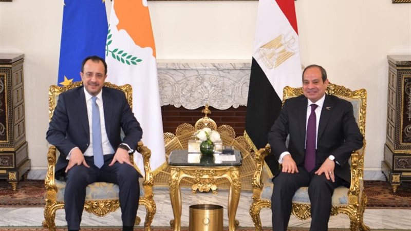 الرئيس السيسي ونظيره القبرصي