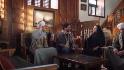 مسلسل محارب الحلقة التاسعة 9، الكفن ينقذ حسن الرداد من «التار»
