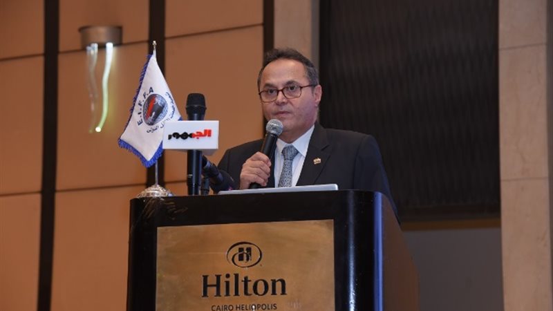 المهندس مدحت القاضي رئيس شعبة خدمات النقل الدولي واللوجتسيا