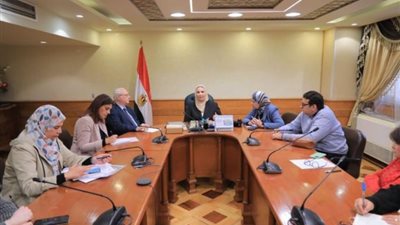 وزيرة التضامن تلتقي مدير المكتب القطري لبرنامج الأغذية العالمي بمصر
