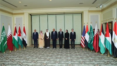 بدء اجتماع اللجنة السداسية مع وزير الخارجية الأمريكي بالقاهرة
