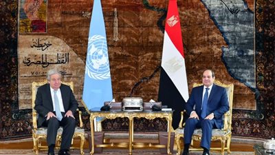 الرئيس السيسي يستقبل الأمين العام للأمم المتحدة لبحث تطورات غزة