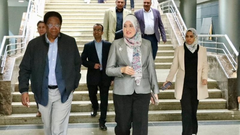 الدكتورة شرين عبدالقادر و معهد بحوث الإلكترونيات يبحث سُبل 