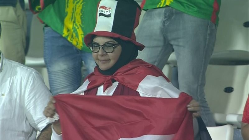 مشجعة مصرية