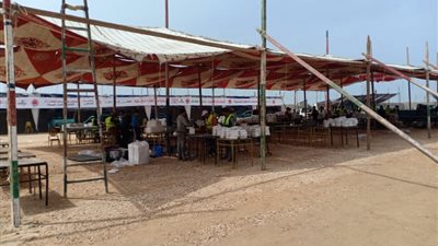 عدسة «الجمهور» ترصد تجهيز مجلس القبائل100 ألف وجبة إفطار لأهالى غزة (صور)