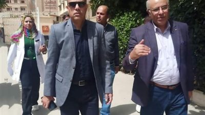 وكيل صحة دمياط يتفقد مستشفى الصدر ويتابع أعمال تطوير مبنى الاستقبال