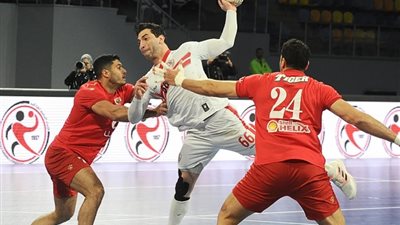 مباراة الأهلي والزمالك في الدوري المحترفين لكرة اليد 2024