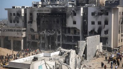 «الأورومتوسطي»: جيش الاحتلال دمر مباني مستشفى الشفاء حتى ثلاجة الموتى