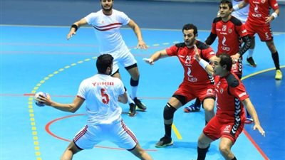 مباراة الأهلي والزمالك في قمة كرة اليد لدوري المحترفيين 2024