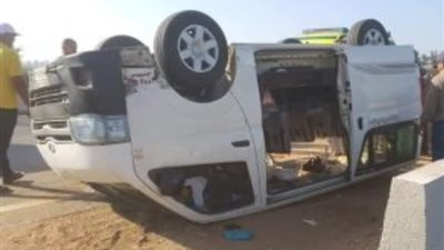 قرار من النيابة بالتحقظ على سائق تسبب في إصابة 9 أشخاص بحادث سير