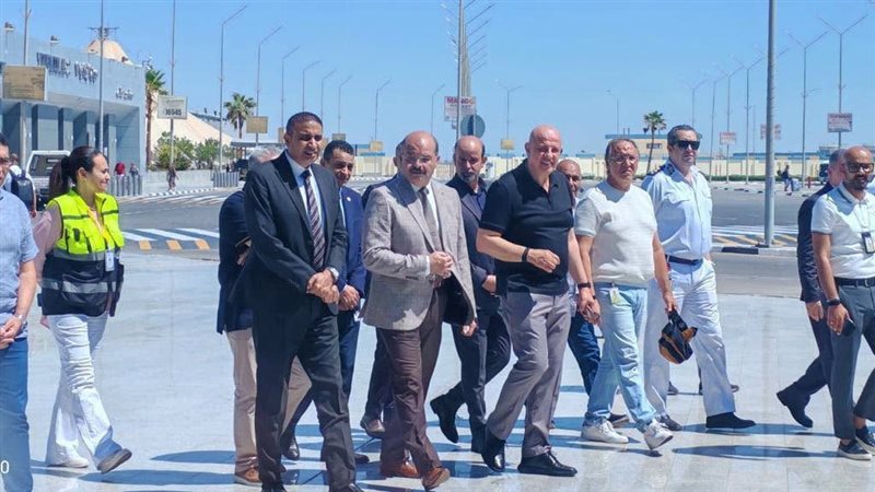 جولة تفقدية بمطار الغردقة الدولي