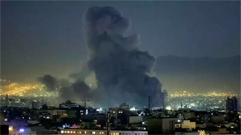 غارة سابقة على إيران