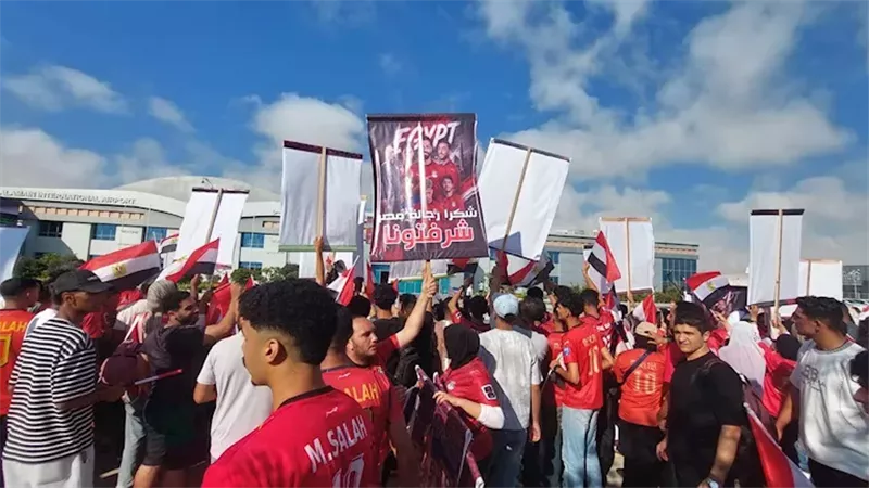 استقبال المنتخب في العلمين