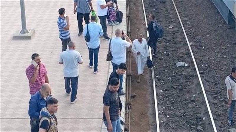 خروج عربة القطار