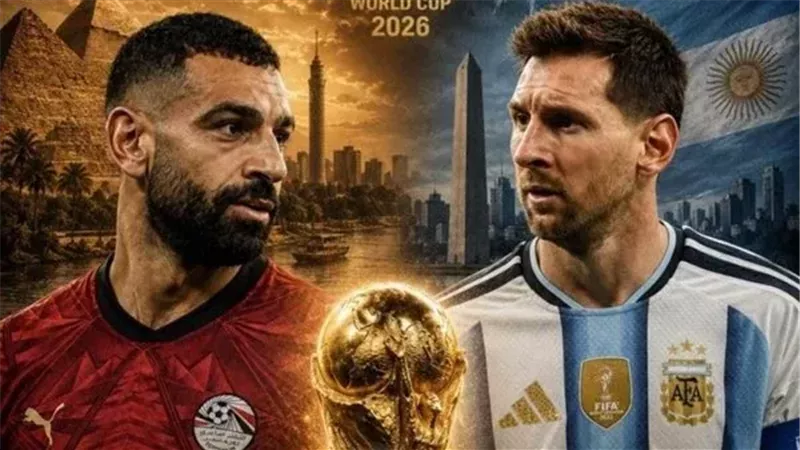 ميسي ومحمد صلاح