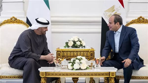 محمد بن زايد يصل العلمين