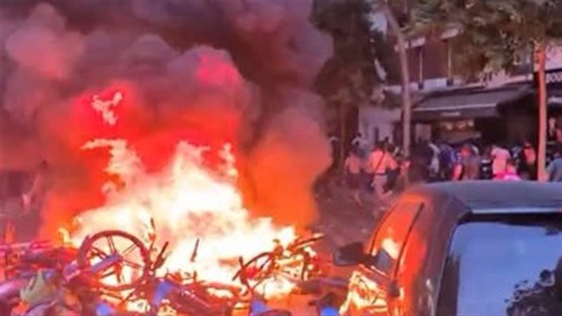  بعد سقوط فرنسا أمام إسبانيا.. شغب وفوضى في شوارع باريس
