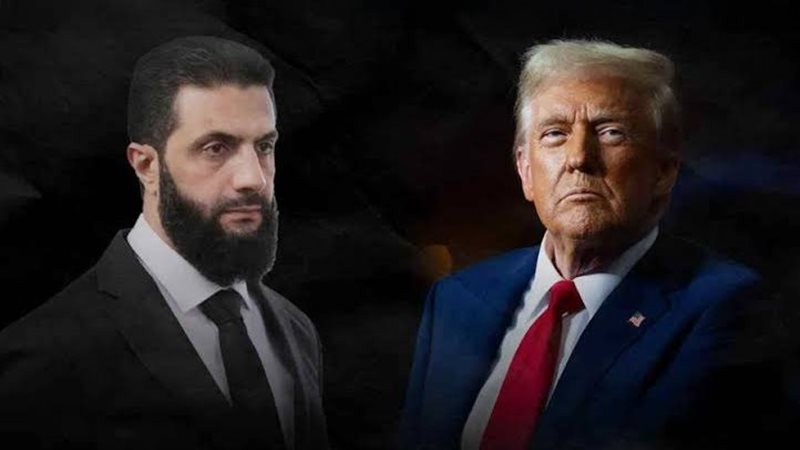 الرئيس أحمد الشرع والرئيس الأمريكي