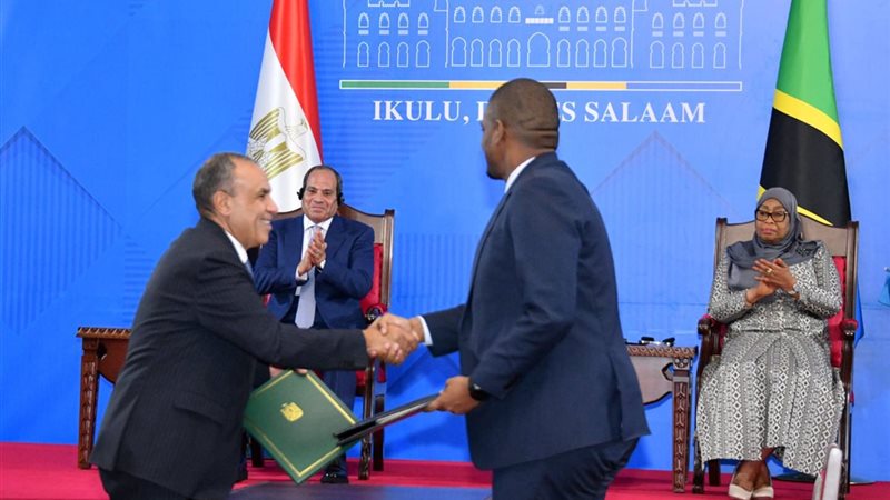 الرئيس عبد الفتاح السيسي في تنزانيا 