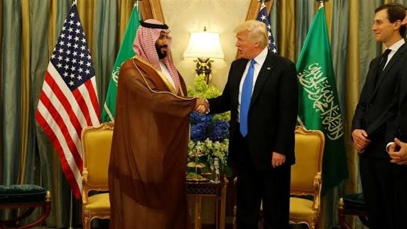 ولي العهد السعودي والرئيس الأمريكي 