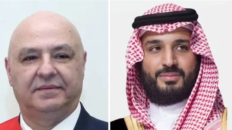 ولي العهد السعودي والرئيس اللبناني