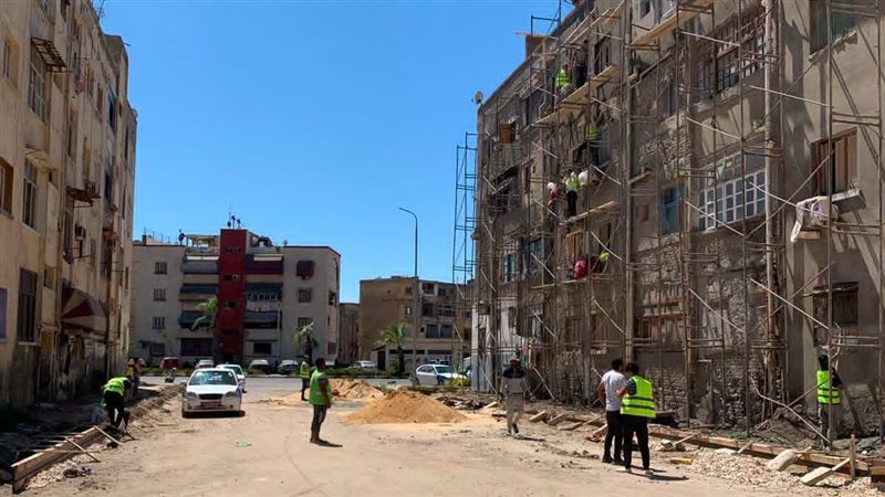 تطوير المنطقة الرابعة بحي المناخ ببورسعيد 