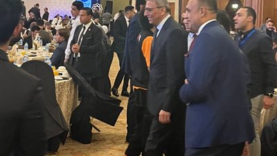 المستشار محمود فوزي فى حفل إفطار حزب مستقبل وطن