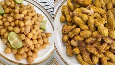 أسعار المكسرات اليوم، السوداني والترمس اتسلى بـ50 جنيها للكيلو