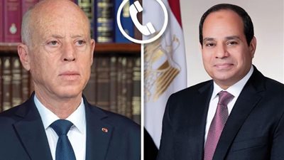 الرئيس السيسى يتبادل التهنئة مع نظيره التونسي