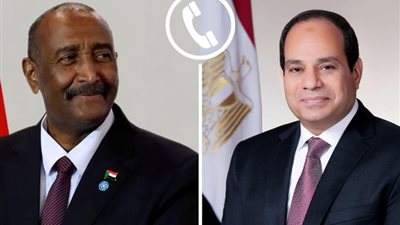 الرئيس السيسي يهنئ رئيس مجلس السيادة السوداني بمناسبة حلول عيد الفطر