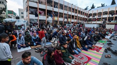 عيد الفطر فى غزة، صلاة على الأنقاض.. وتحدى للعدوان ( فيديو )
