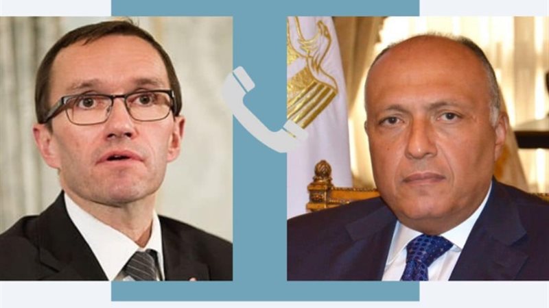 وزير الخارجية ونظيره النرويجي