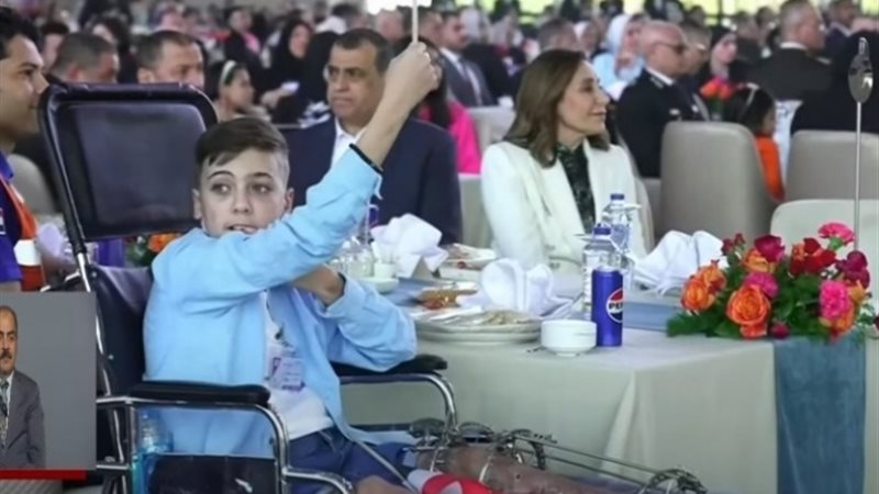 مصابو غزة في احتفال عيد الفطر المبارك 2024