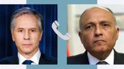 شكرى يتلقى اتصالا هاتفيا من وزير خارجية أمريكا لبحث التوتر فى الشرق الأوسط