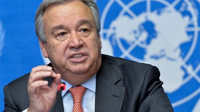 أنطونيو جوتيريش الأمين العام لمنظمة الأمم المتحدة