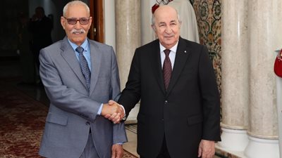 الرئيس الجزائري يستقبل رئيس بعثة البوليساريو