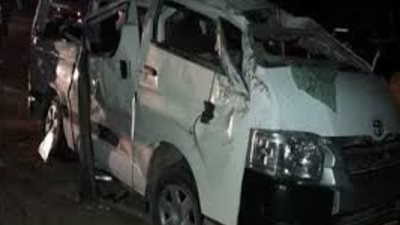 انتداب فريق من النيابة لمعاينة حادث بالطريق الدائري في الهرم