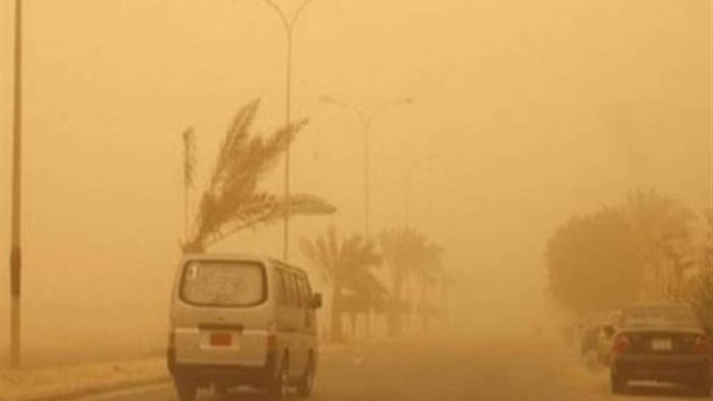 منخفض خماسيني ورياح محملة بالأتربة،