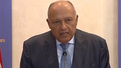 وزير الخارجية: مصر تقوم بجهد مضني لتوفير المساعدات للمدنيين في غزة