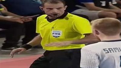 الحكم المصري محمد حسن يدير نهائي كأس الأمم الإفريقية لكرة الصالات