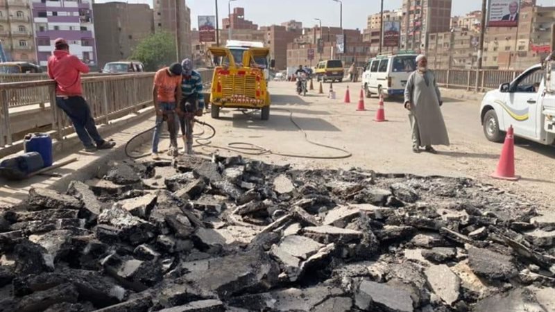 تطوير كوبري الرباط بالمحلة