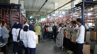 بالصور، جامعة بدر تزور عددا من الشركات لتوعية العمال بمخاطر الإدمان