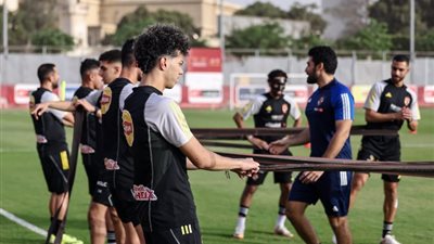 انتظام الرباعي المصاب فى تدريبات الأهلي قبل مواجهة مازيمبي
