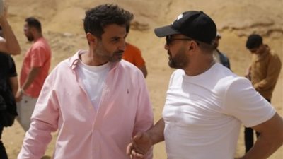 اللقاء الثالث، السقا ضيف شرف فيلم «عصابة المكس» مع أحمد فهمي (صور)