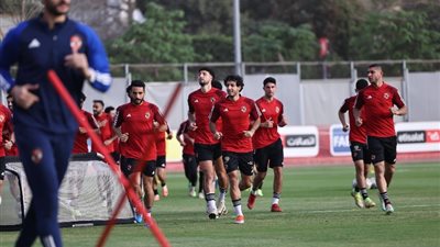 دوري أبطال إفريقيا، الأهلي يواصل تدريباته استعدادا لمباراة مازيمبي