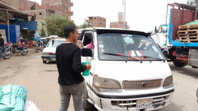 توزيع مياه شرب