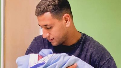 إلياس أحمد سعيد، نجم البنك الأهلي يرزق بمولود جديد