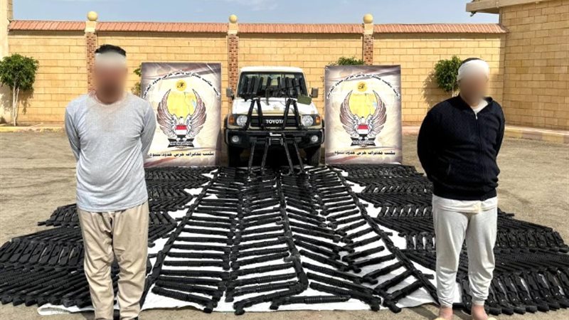 العناصر الإجرامية والمضبوطات