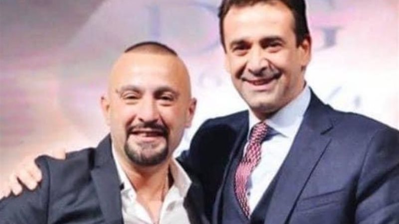 الفنان أحمد السقا مع كريم عبدالعزيز