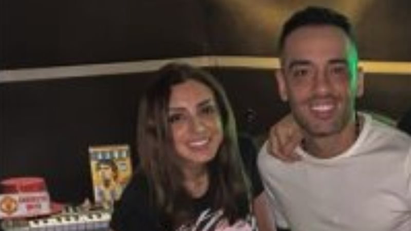 الفنان رامي جمال مع أنغام